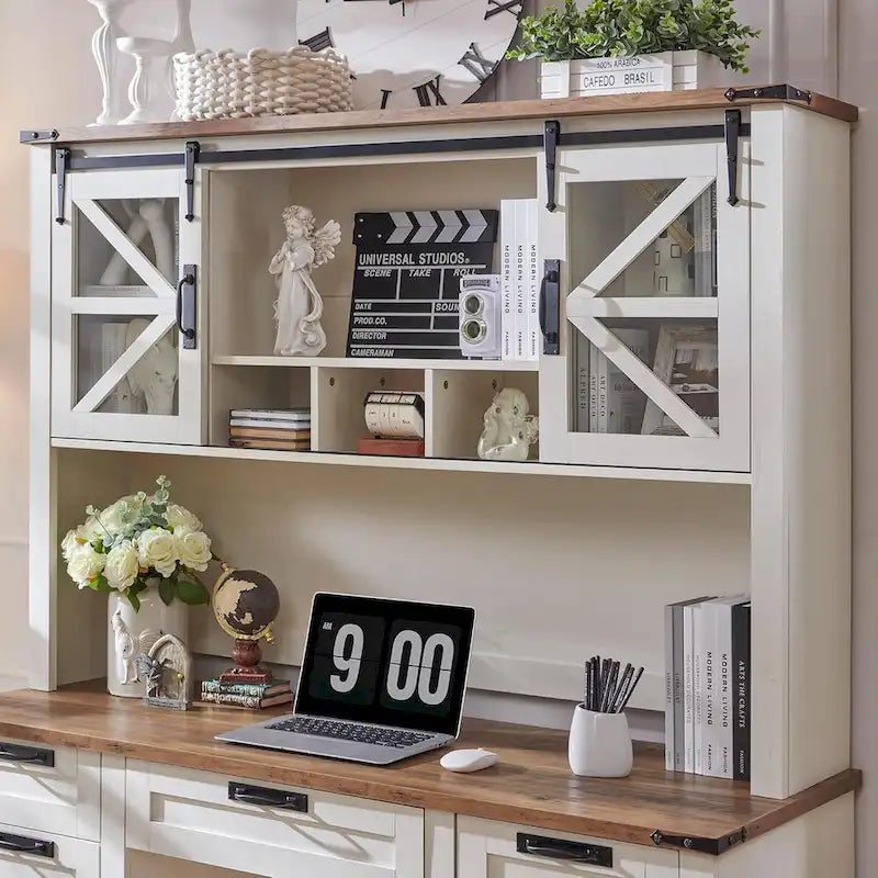 42 Farmhouse Desk Hutch, Only Match Afulyperfllc's Farmhouse Desk
