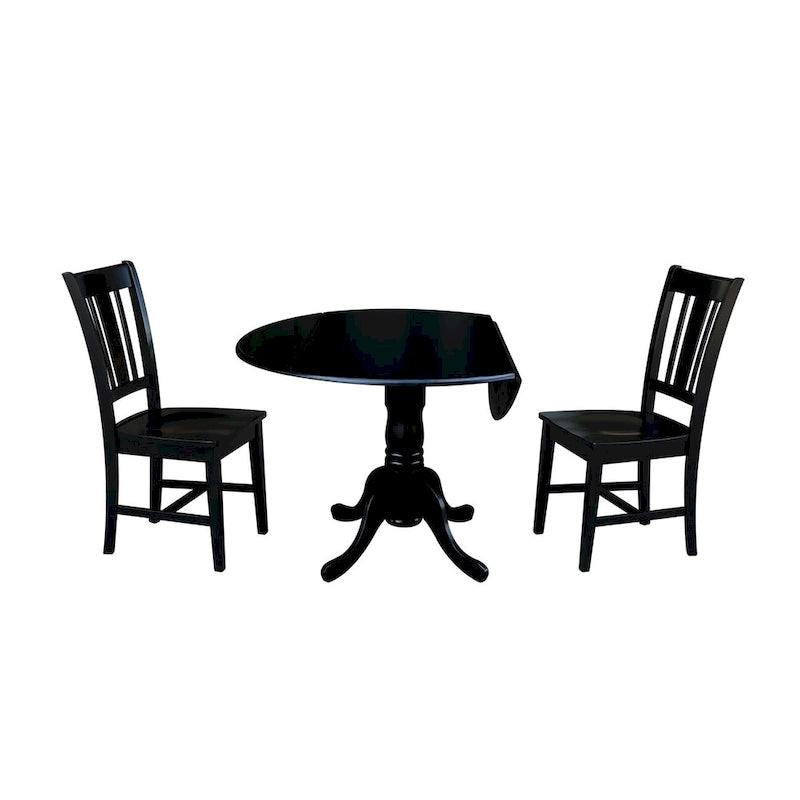Tavolo a due ante ribaltabili da 42" con 2 sedie San Remo