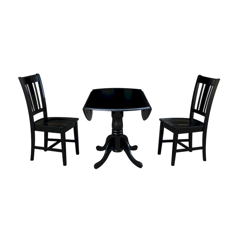 Tavolo a due ante ribaltabili da 42" con 2 sedie San Remo