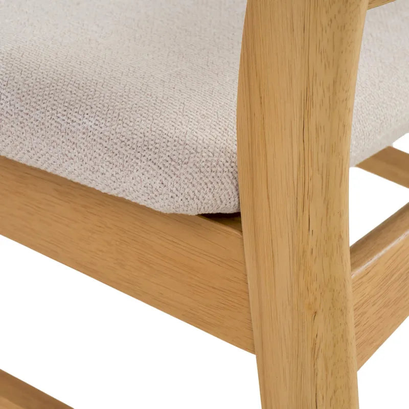 Sedie da pranzo senza braccioli in stile Mid-Century Modern con gambe oblique - Set da 4