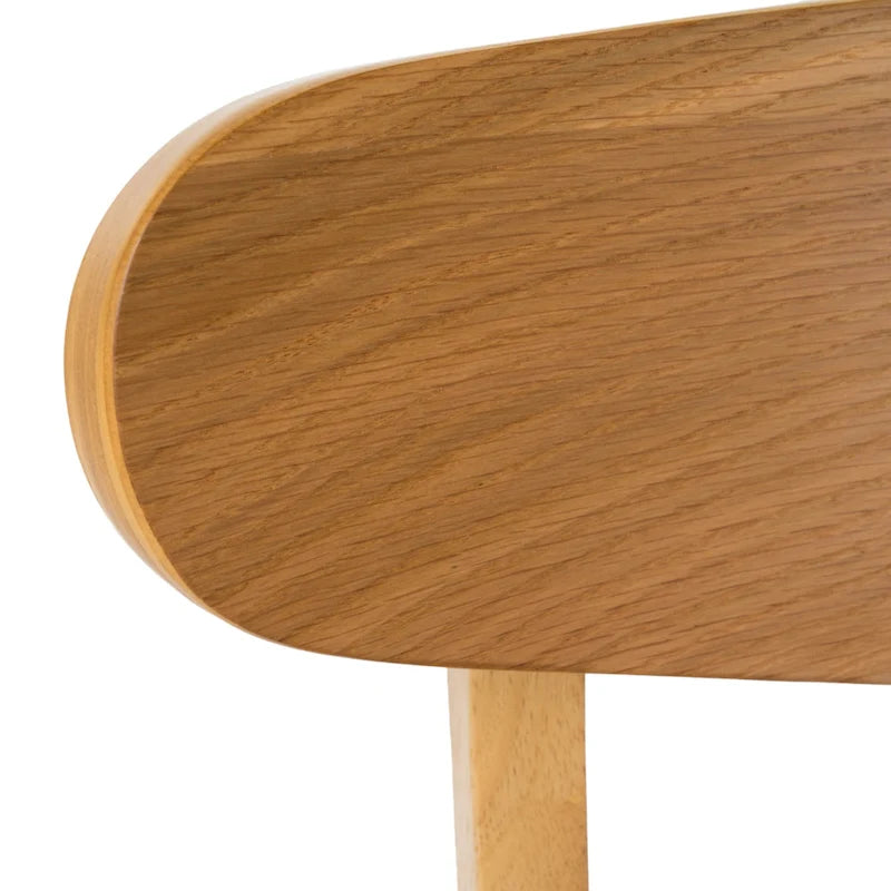 Sedie da pranzo senza braccioli in stile Mid-Century Modern con gambe oblique - Set da 4