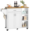 Carrello da cucina con isola, mobiletto su ruote