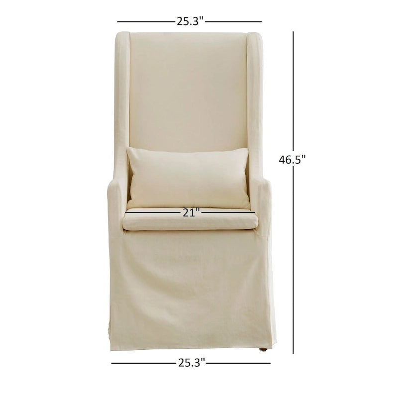 Sedia da pranzo Potomac Wingback