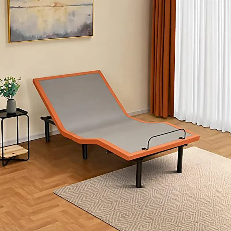 Base letto regolabile con massaggio, telecomando wireless e porte USB