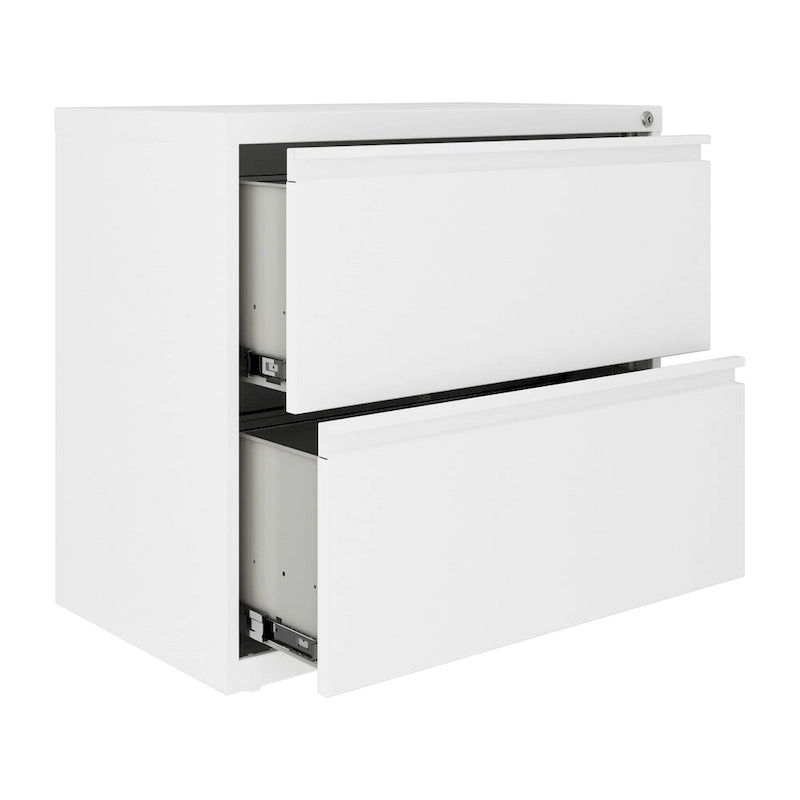 Armadietto portadocumenti laterale a 2 cassetti largo 76 cm