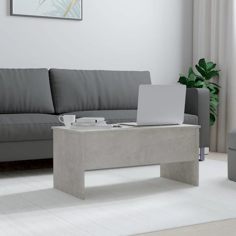 Tavolino da caffè sollevabile con contenitore nascosto - 102,1 x 50,5 x 46,5 cm