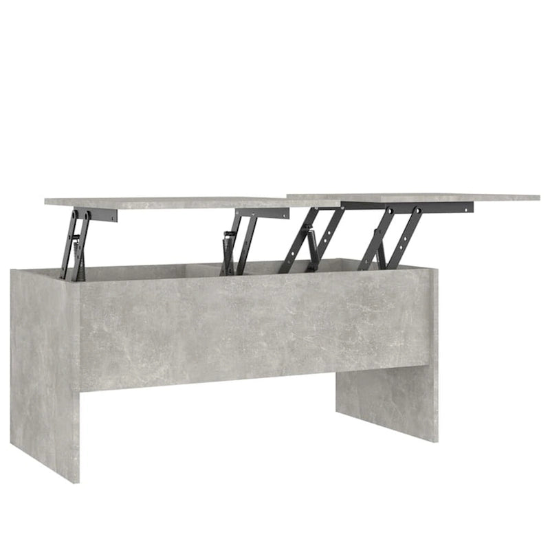 Tavolino da caffè sollevabile con contenitore nascosto - 102,1 x 50,5 x 46,5 cm