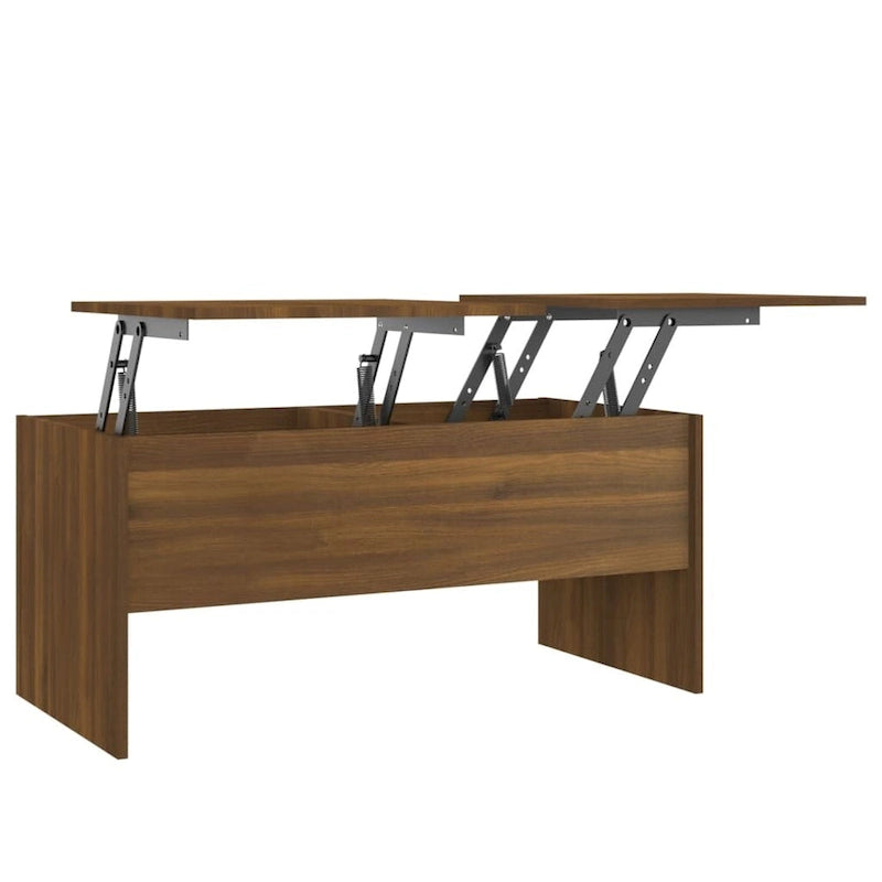 Tavolino da caffè sollevabile con contenitore nascosto - 102,1 x 50,5 x 46,5 cm