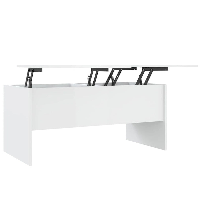Tavolino da caffè sollevabile con contenitore nascosto - 102,1 x 50,5 x 46,5 cm