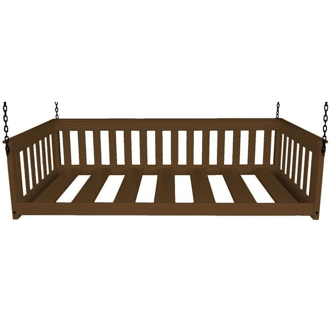 Divano letto a sospensione Pine Twin Mission con catena