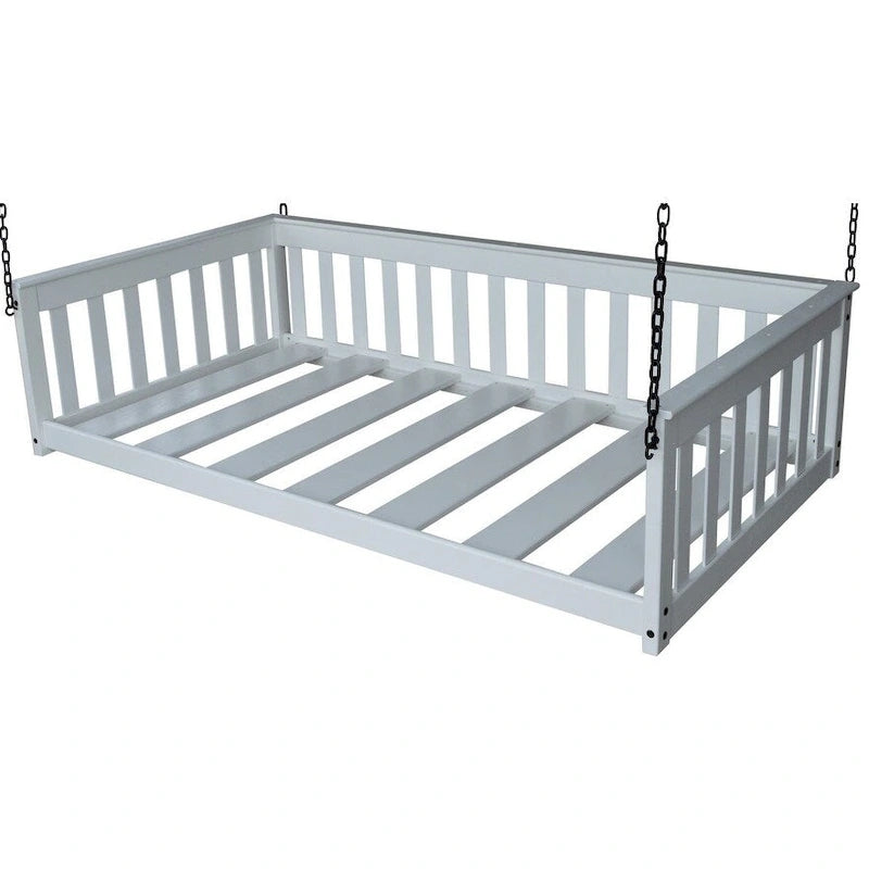 Divano letto a sospensione Pine Twin Mission con catena