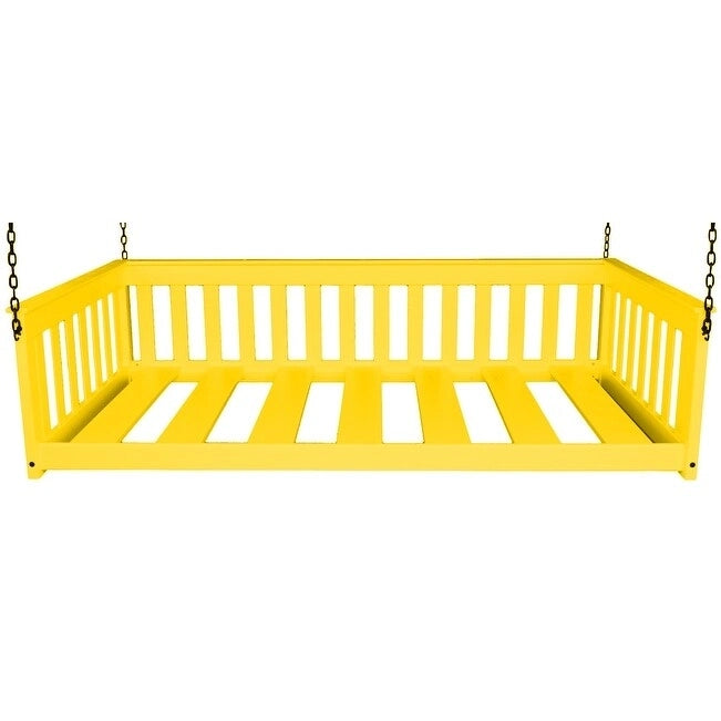 Divano letto a sospensione Pine Twin Mission con catena