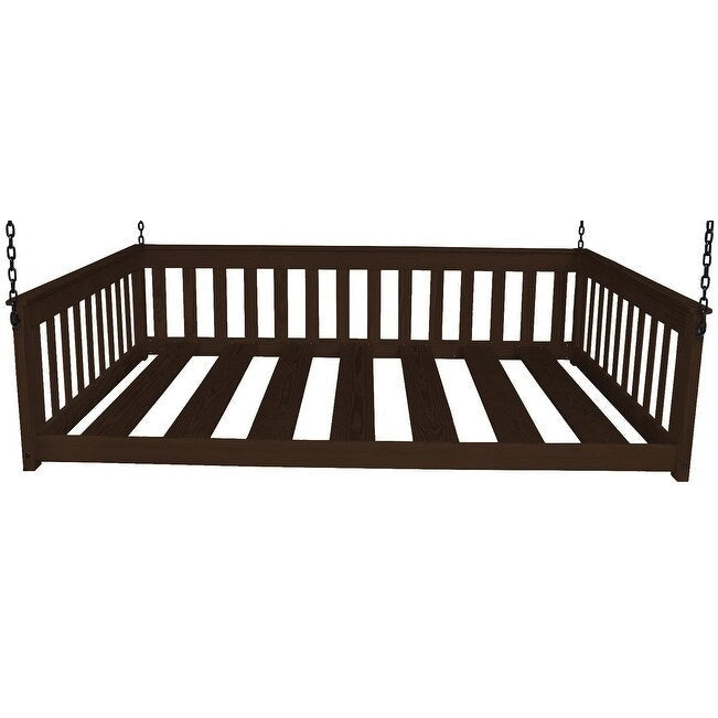 Divano letto a sospensione Pine Twin Mission con catena