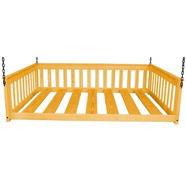 Divano letto a sospensione Pine Twin Mission con catena
