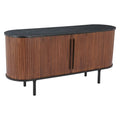 Koriana Credenza Nera e Noce