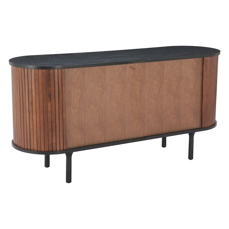 Koriana Credenza Nera e Noce
