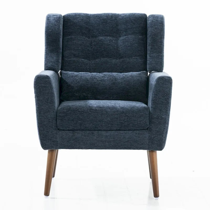 Poltrona di design moderna, sedia da lettura comoda, poltrona lounge