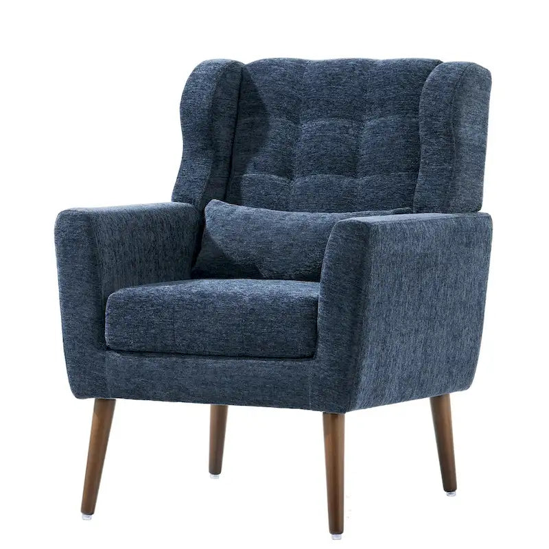 Poltrona di design moderna, sedia da lettura comoda, poltrona lounge
