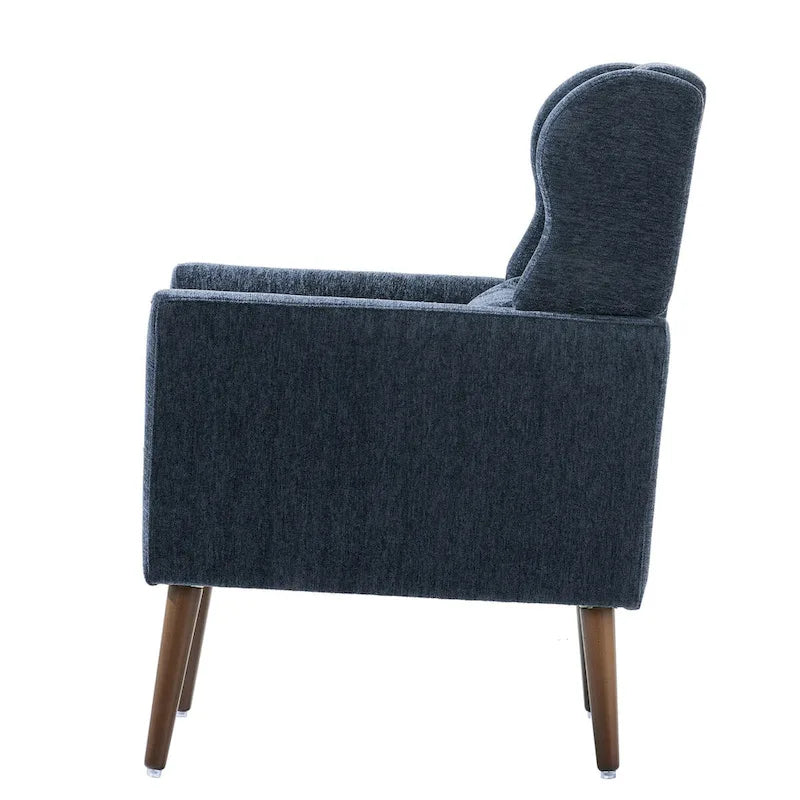 Poltrona di design moderna, sedia da lettura comoda, poltrona lounge