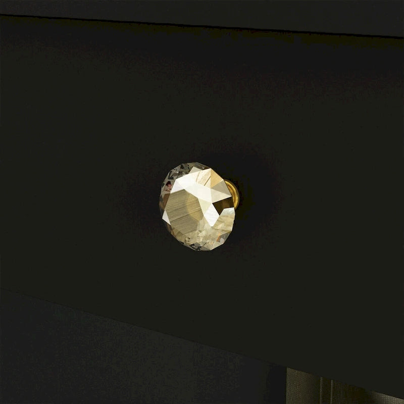 3-Specchio Tavolo da Trucco Elegante con 9 Cassetti Organizzatore Scrivania Toeletta